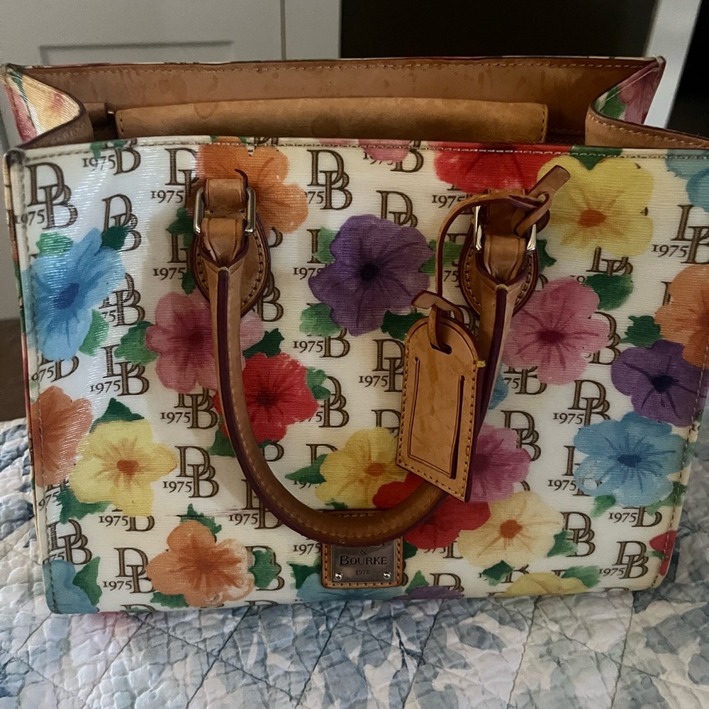 Dooney & Bourke Multicolor Floral Tote